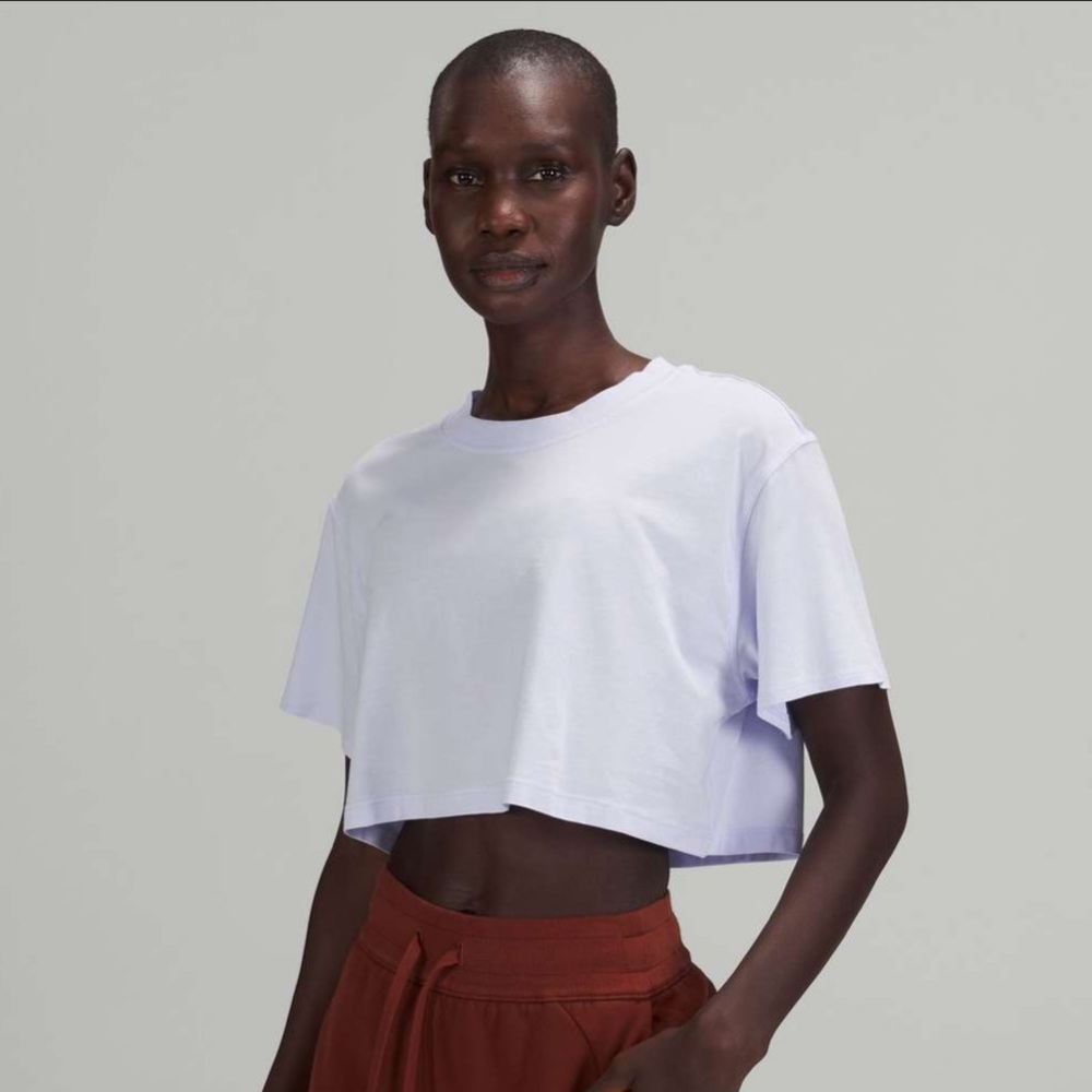 Lululemon All Yours Crop Tee
